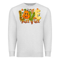 Oatmeal Heather Love Fall Y'all Premium Sweatshirt - CowhideDigitalArt