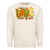 Sandshell Love Fall Y'all Premium Sweatshirt - CowhideDigitalArt
