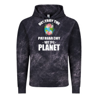 Cloud Black Destroy the patriarchy not the planet Vintage Hoodie - Bettercallsaul