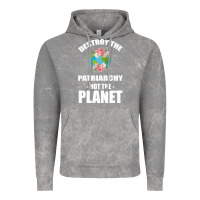 Cloud Rock Destroy the patriarchy not the planet Vintage Hoodie - Bettercallsaul