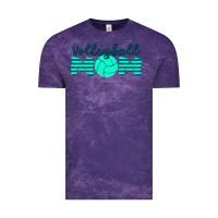 Cloud Purple Volleyball Mom Vintage Tee - Bettercallsaul