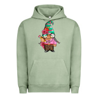 Pigment Oil Green teacher gnome Urban Hoodie - Artiststas