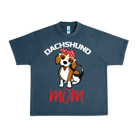 Midnight Navy Dachshund Mom Urban Heavy Tee - Bettercallsaul