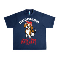 Navy Dachshund Mom Urban Heavy Tee - Bettercallsaul