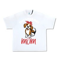 White Dachshund Mom Urban Heavy Tee - Bettercallsaul
