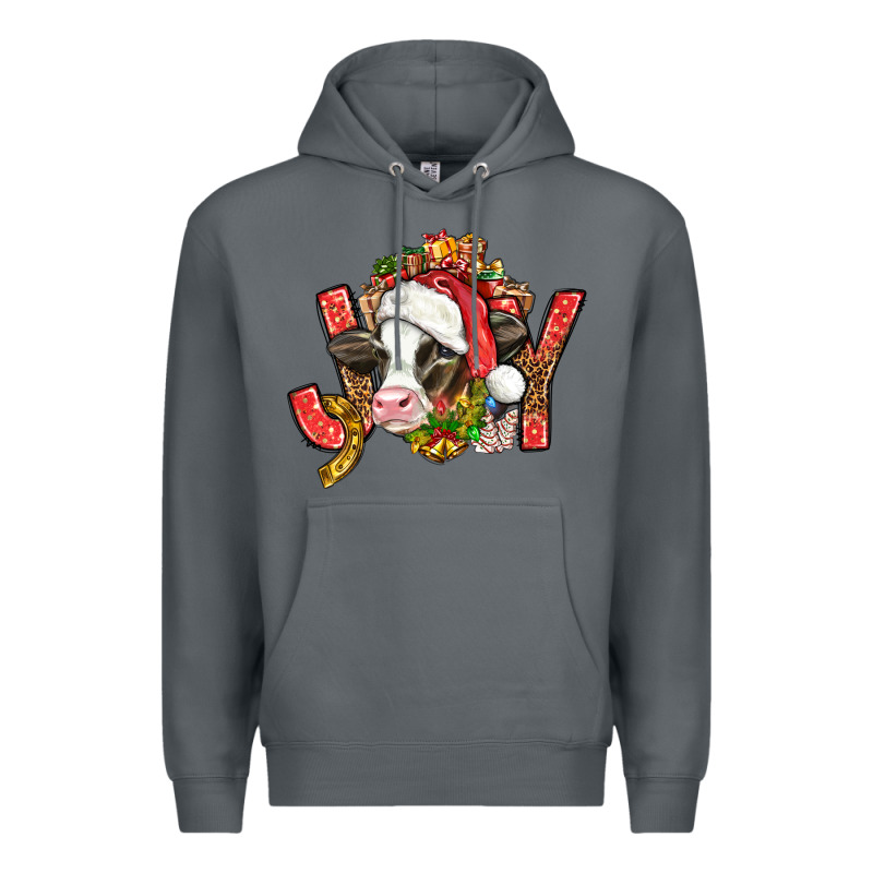 Joy Christmas With Cow Bbs Premium Hoodie by BundleAndBundleShop | Teevron