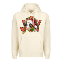 Sandshell joy christmas with cow bbs Premium Hoodie - BundleAndBundleShop