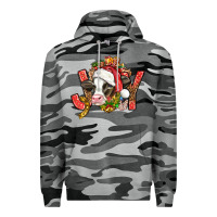 Slate Camo joy christmas with cow bbs Premium Hoodie - BundleAndBundleShop