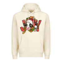 Tofu joy christmas with cow bbs Premium Hoodie - BundleAndBundleShop