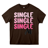 Chocolate Brown single af Heavy Core Tee - MaliasSmallBusiness