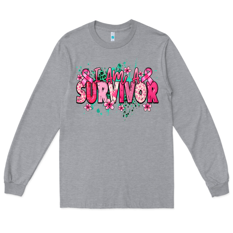 I Am A Survivor Cancere Awareness Long Sleeve Tee by HowdyJamesFarm | Teevron