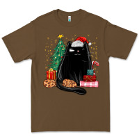 Cacao christmas black cat Premium Tee - MaliasSmallBusiness