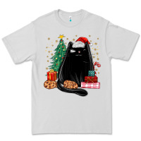 Dove Grey christmas black cat Premium Tee - MaliasSmallBusiness