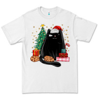 White christmas black cat Premium Tee - MaliasSmallBusiness