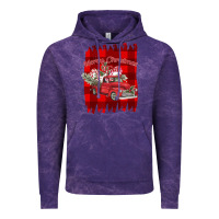Cloud Purple Merry Christmas Y'all Truck Vintage Hoodie - Bettercallsaul