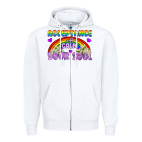 White Lgbtq Acceptance Will Calm Your Soul Zipper Hoodie - BundleAndBundleShop