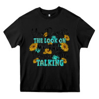 Black you despite the lok on my face you are still talki Heavy Core Tee - MaliasSmallBusiness