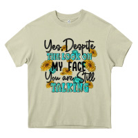 Mossy you despite the lok on my face you are still talki Heavy Core Tee - MaliasSmallBusiness