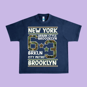 Newyork Brooklyn Urban Heavy Tee Designed By Bettercallsaul