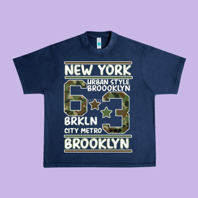 Newyork Brooklyn Urban Heavy Tee Designed By Bettercallsaul