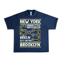 Navy Newyork Brooklyn Urban Heavy Tee - Bettercallsaul