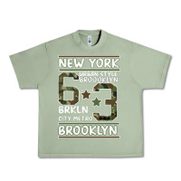 Oil Green Newyork Brooklyn Urban Heavy Tee - Bettercallsaul