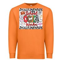 Carrot School Social Worker Premium Sweatshirt - CowhideDigitalArt