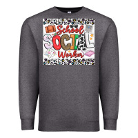 Charcoal Heather School Social Worker Premium Sweatshirt - CowhideDigitalArt