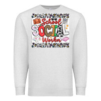 Oatmeal Heather School Social Worker Premium Sweatshirt - CowhideDigitalArt
