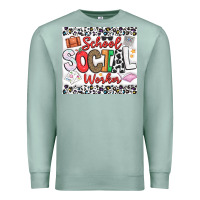 Seafoam School Social Worker Premium Sweatshirt - CowhideDigitalArt