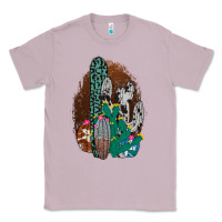 Lilac Western Cowhide Cactus Classic Tee - Bettercallsaul