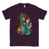 Plum Western Cowhide Cactus Classic Tee - Bettercallsaul