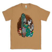 Toasted Coconut Western Cowhide Cactus Classic Tee - Bettercallsaul