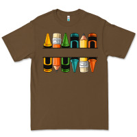 Cacao custom crayons with pencil Premium Tee - NancyCooperArtShop