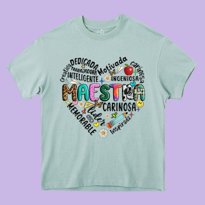 Retro Maestra Word Heavy Core Tee Designed By Jahusdesignshop