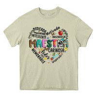 Mossy retro maestra word Heavy Core Tee - JahusDesignShop