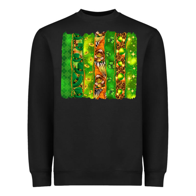 St. Patrick's Day Brushstrokes Heavyweight Sweatshirt by HowdyJamesFarm | Teevron