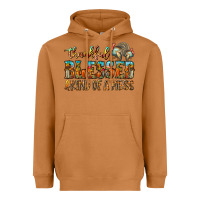 Meerkat Thankful Blessed And Kind Of A Mess Heavyweight Hoodie - CowhideDigitalArt