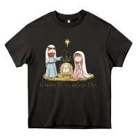 Asphalt o come let us adore him Heavy Core Tee - MaliasSmallBusiness