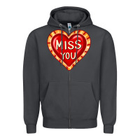 Smoke valentine's day hearts 6 Zipper Hoodie - FaDigitalArtStudio