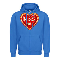 True Royal valentine's day hearts 6 Zipper Hoodie - FaDigitalArtStudio