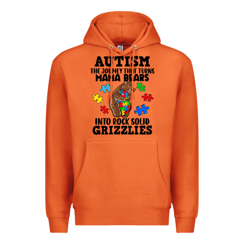 Autism Grizzlies Premium Hoodie by FaDigitalArtStudio | Teevron