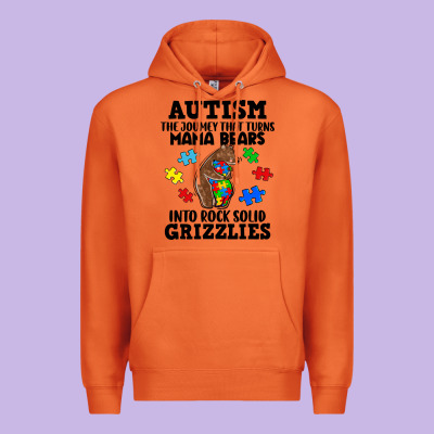 Autism Grizzlies Premium Hoodie Designed By Fadigitalartstudio
