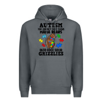 Rock Autism grizzlies Premium Hoodie - FaDigitalArtStudio