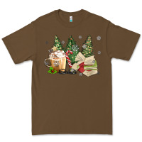 Cacao christmas coffee and book Premium Tee - MaliasSmallBusiness