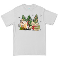 Dove Grey christmas coffee and book Premium Tee - MaliasSmallBusiness