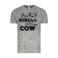 Cloud Rock This Girl Loves Her Cow Vintage Tee - Bettercallsaul