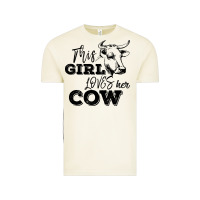 This Girl Loves Her Cow Vintage Tee | Teevron