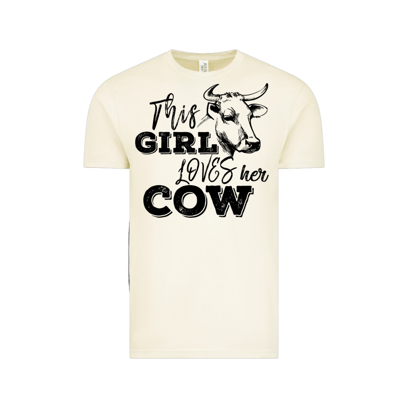This Girl Loves Her Cow Vintage Tee by Bettercallsaul | Teevron