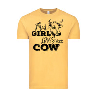 Vintage Mustard This Girl Loves Her Cow Vintage Tee - Bettercallsaul